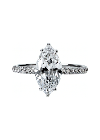 Кольцо Crivelli Solitaire crv Белое золото
