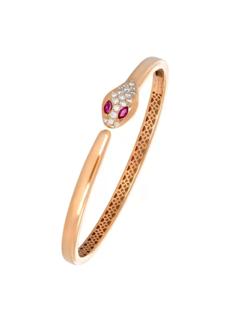 Браслет Crivelli Snake Розовое золото