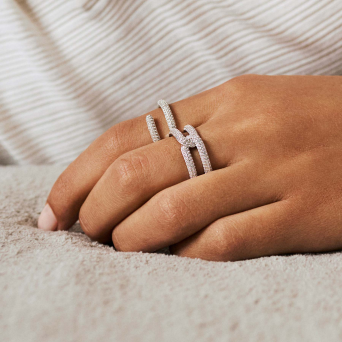 Ring Rosato Bianca Silver