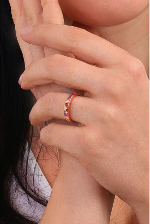 Кольцо Rosato Cubica Серебро