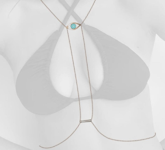 Body Chain RF Body Jewelry Розовое золото