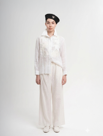 ZARDOZI Рубашка Zardozi Zardozi&Nata Kina Белый M