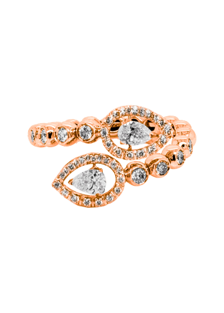 Кольцо Casato Boutique Розовое золото