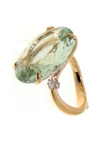 Кольцо Casato Rio Розовое золото