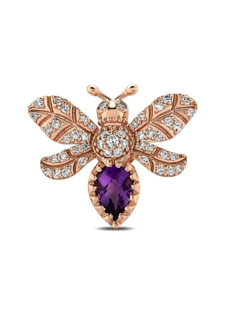 Кафф Bee Goddess Bee Розовое золото