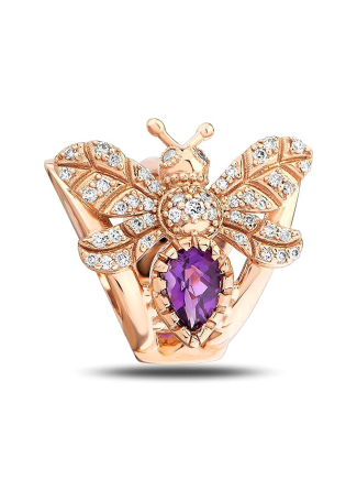 Кафф Bee Goddess Bee Розовое золото