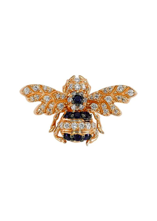 Моно серьга Bee Goddess Bee Розовое золото