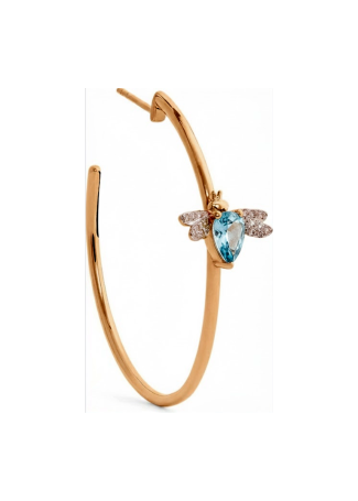 Моно серьга Bee Goddess Bee Розовое золото