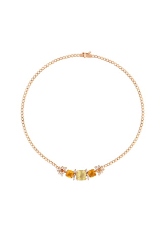 Колье Bee Goddess Bee Розовое золото