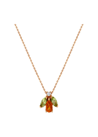 Колье Bee Goddess Bee Розовое золото