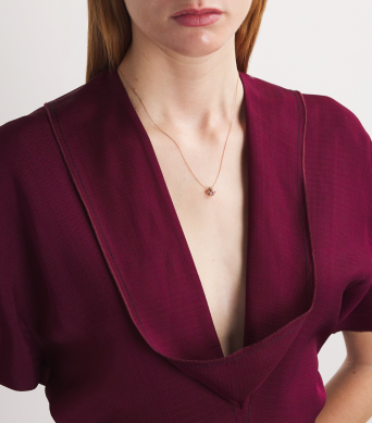 Колье Bee Goddess Bee Розовое золото