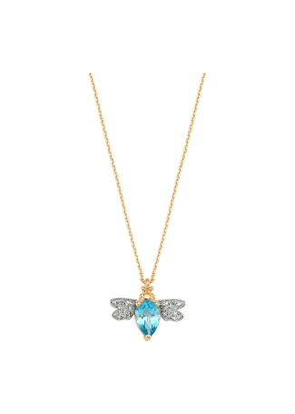 Колье Bee Goddess Bee Розовое золото