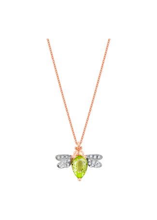 Колье Bee Goddess Bee Розовое золото