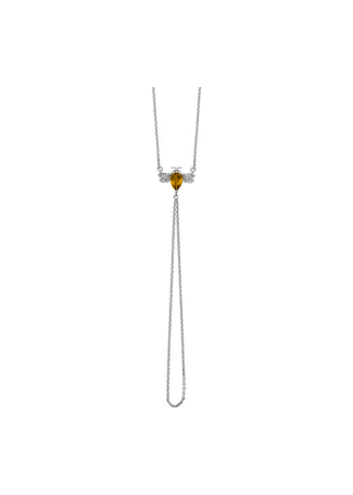 Браслет-Кольцо Bee Goddess Bee Белое золото
