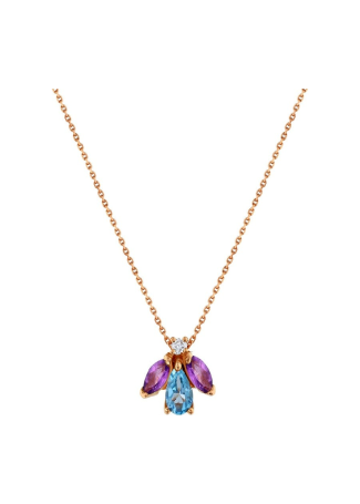 Колье Bee Goddess Bee Розовое золото