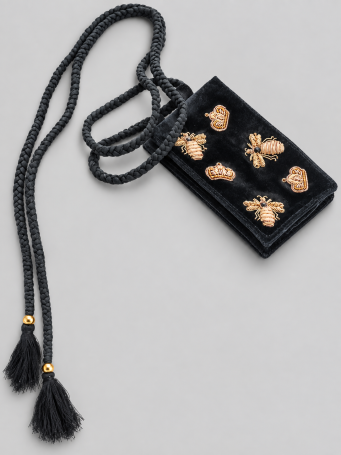 Сөмке Zardozi Takshila Couture Бархат