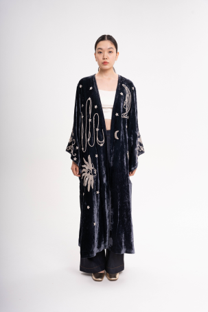 Халат Zardozi Suzani Бархат