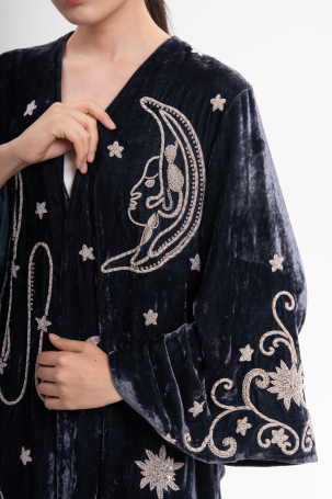 Халат Zardozi Suzani Бархат