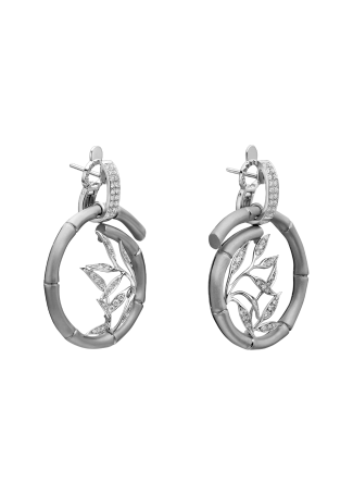 Серьги CarreraYCarrera Bambu Белое золото