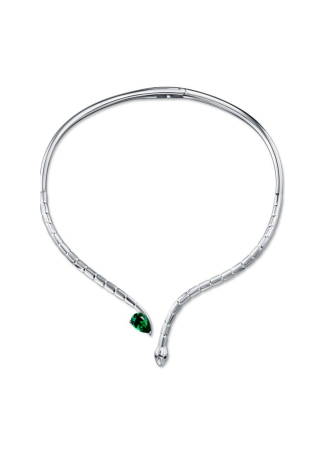 Колье Geoma Snake Джеома Серебро