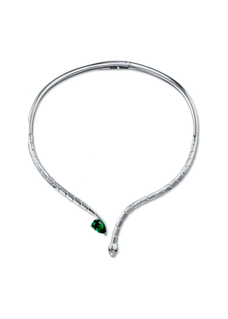 Колье Geoma Snake Джеома Серебро