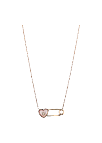 Aspire Pin Necklace Rose Gold