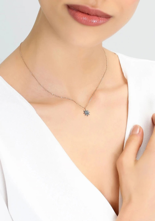 Колье Bee Goddess Venus Star Розовое золото