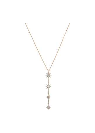Колье Bee Goddess Venus Star Розовое золото