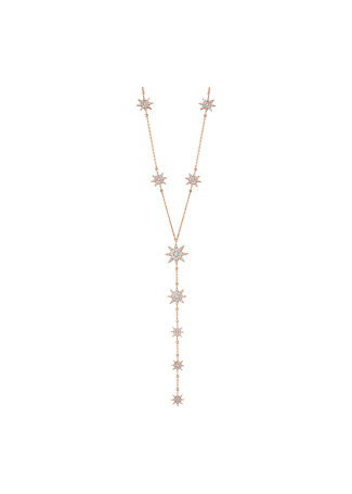Колье Bee Goddess Venus Star Розовое золото