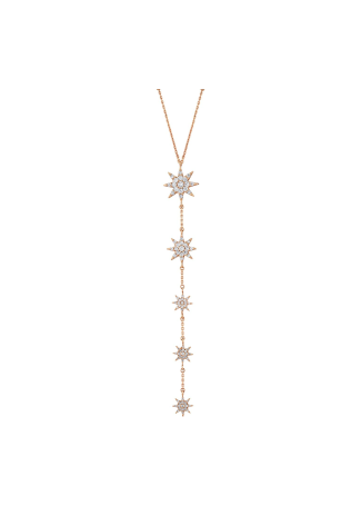 Алқа Bee Goddess Venus Star Қызғылт алтын