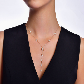 Алқа Bee Goddess Venus Star Қызғылт алтын