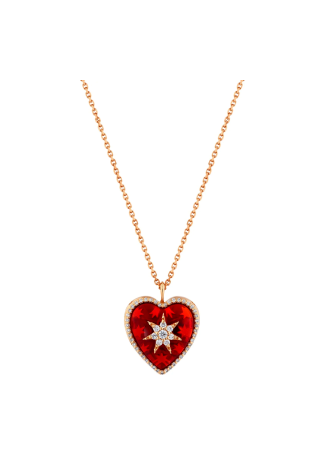 Колье Bee Goddess Venus Star Розовое золото