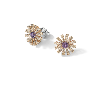 Серьги Damiani Margherita Розовое золото