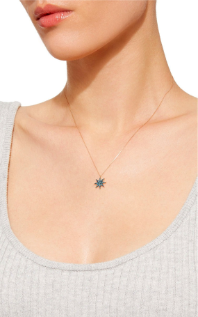 Колье Bee Goddess Venus Star Розовое золото