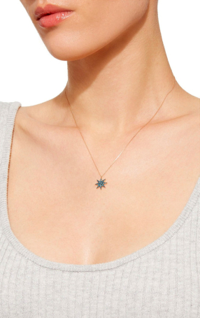 Колье Bee Goddess Venus Star Розовое золото