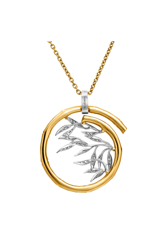 Колье CarreraYCarrera Bambu Желтое золото