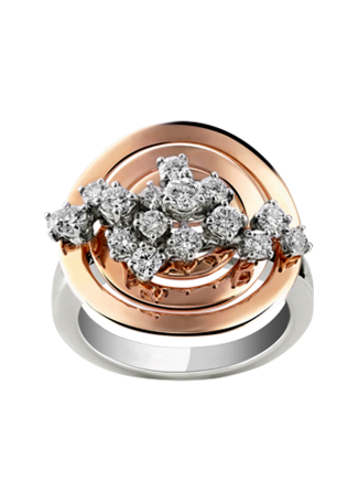 Кольцо Damiani Sophia Розовое золото