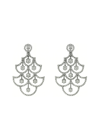 Серьги Damiani Juliette Белое золото