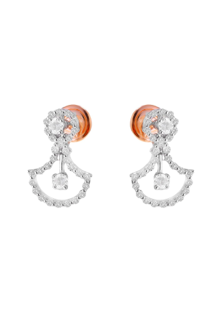 Серьги Damiani Juliette Белое золото