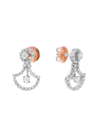 Серьги Damiani Juliette Белое золото
