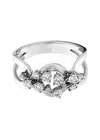 Кольцо Damiani Sophia Белое золото