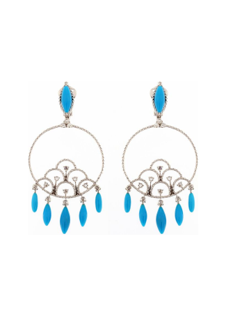 Серьги Damiani Juliette Белое золото