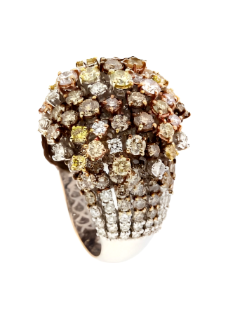 Кольцо Damiani Medusa Белое золото