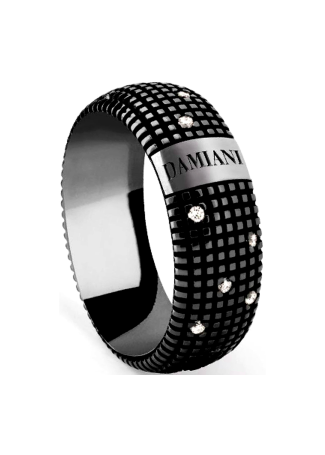 Кольцо Damiani Metropolitan Черное золото