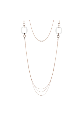 Колье Damiani D.Lace Розовое золото