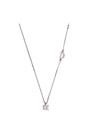 Колье Damiani Luce Белое золото