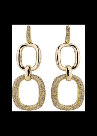 Серьги Damiani D.Lace Желтое золото