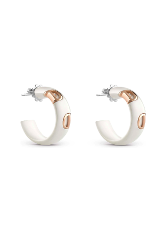 Серьги Damiani D.Icon Розовое золото