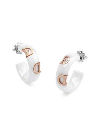 Серьги Damiani D.Icon Розовое золото