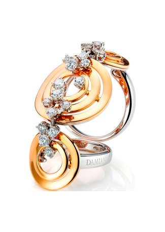 Кольцо Damiani Sophia Розовое золото